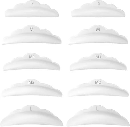 Silicone Rods - Lash Lift - 5 pairs - Clear