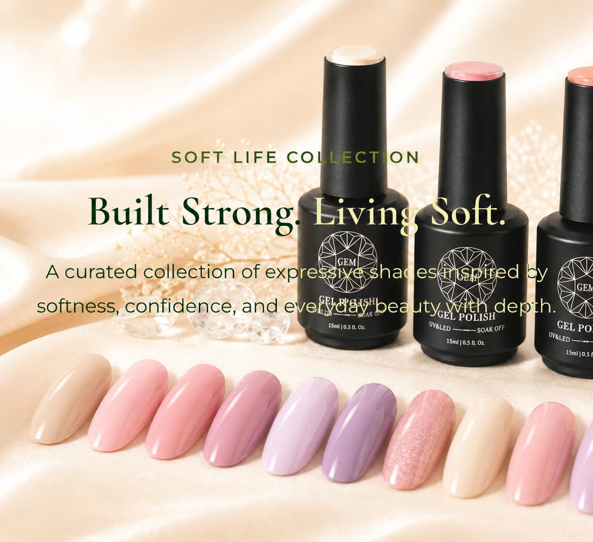 Gem Gel Polish - Soft Life Collection