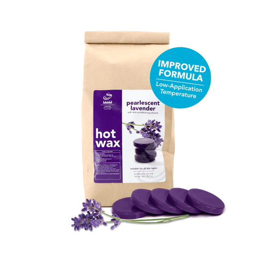 Hot Wax Disc 1Kg - Pearl Lavender