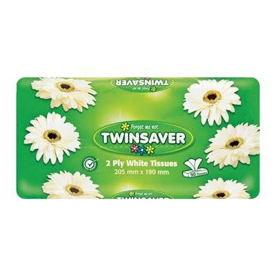 Twinsaver 2ply Tissues - Soft Pack 90’s