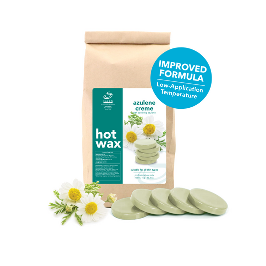 Hot Wax Disc 1Kg - Azulene Creme