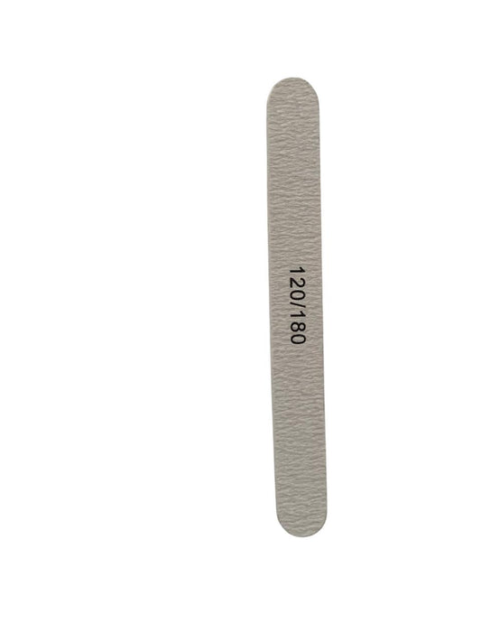 Nail File Straight Grey 120/180