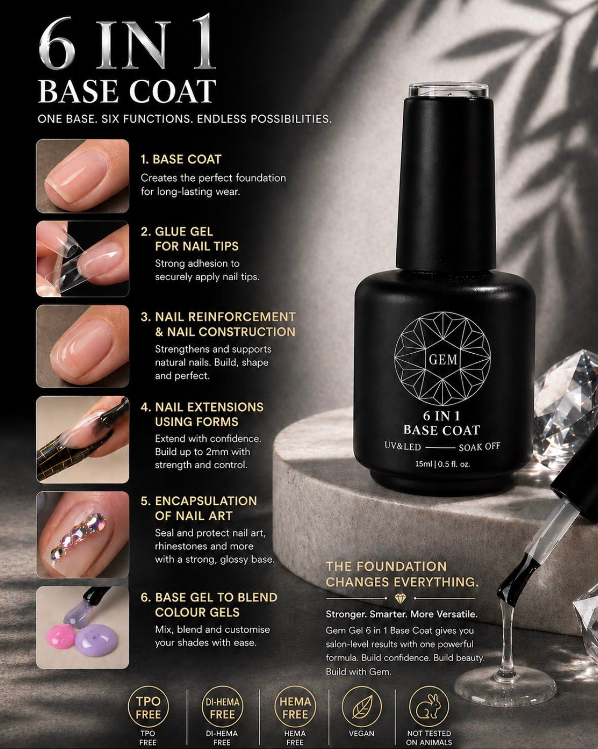 6 in 1 Base Coat