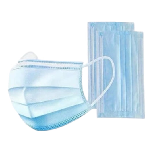 Face Mask 3 Ply 5’s - Blue