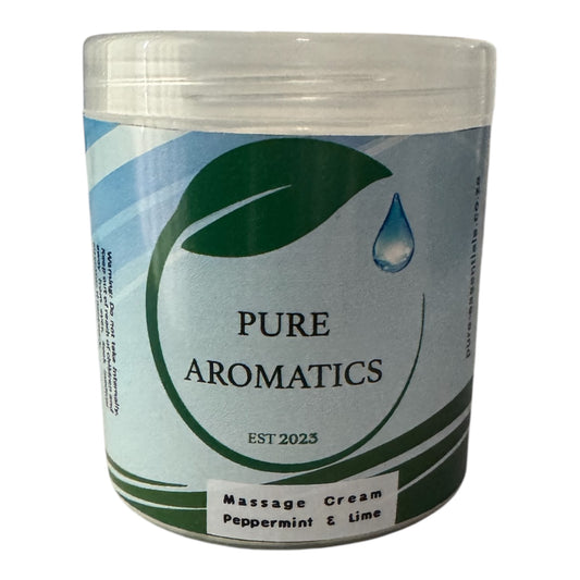 Massage Cream - Peppermint & Lime 500g