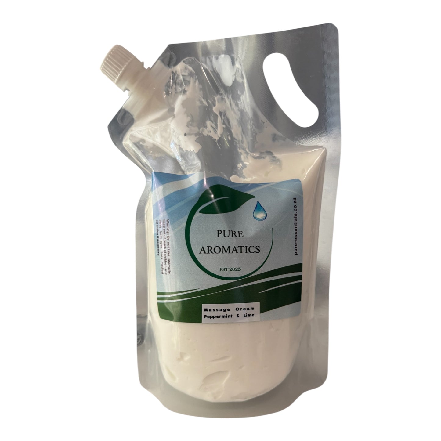 Massage Cream -Peppermint & Lime 1L