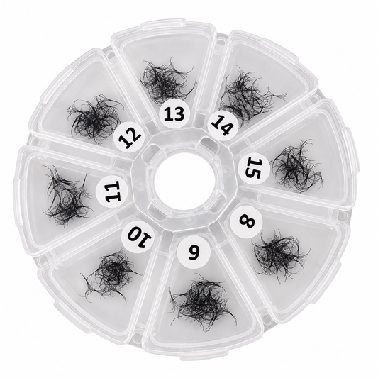 Pre made Fans 6D C Curl / Volume (400) - Mixed Tray